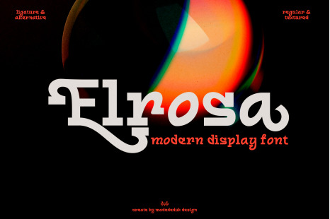 Elrosa Font - Bold and modern