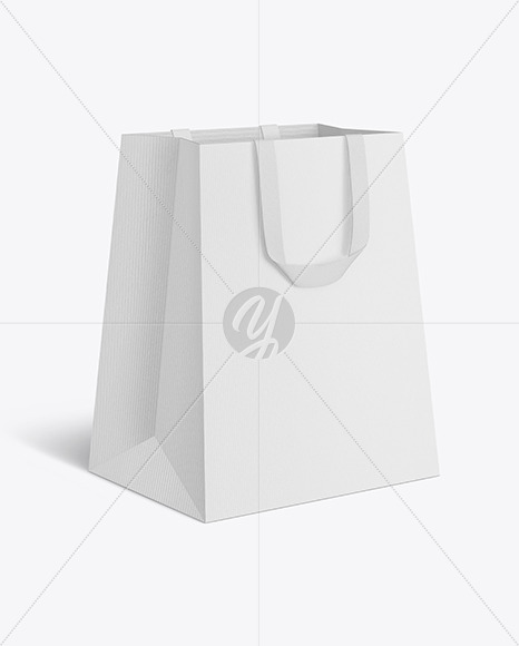 Textured Paper Shopping Bag Mockup