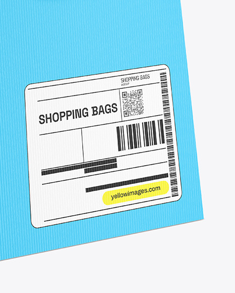 Textured Paper Shopping Bag Mockup