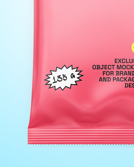 Matte Snack Package Mockup