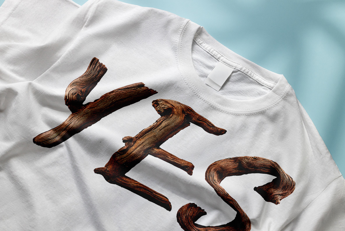Dry Wood Font Dry Wood Font