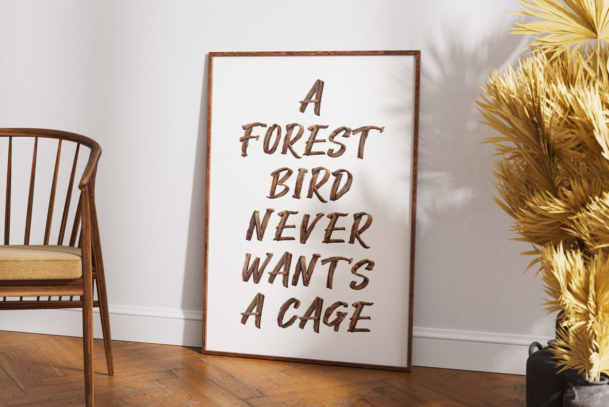Dry Wood Font Dry Wood Font