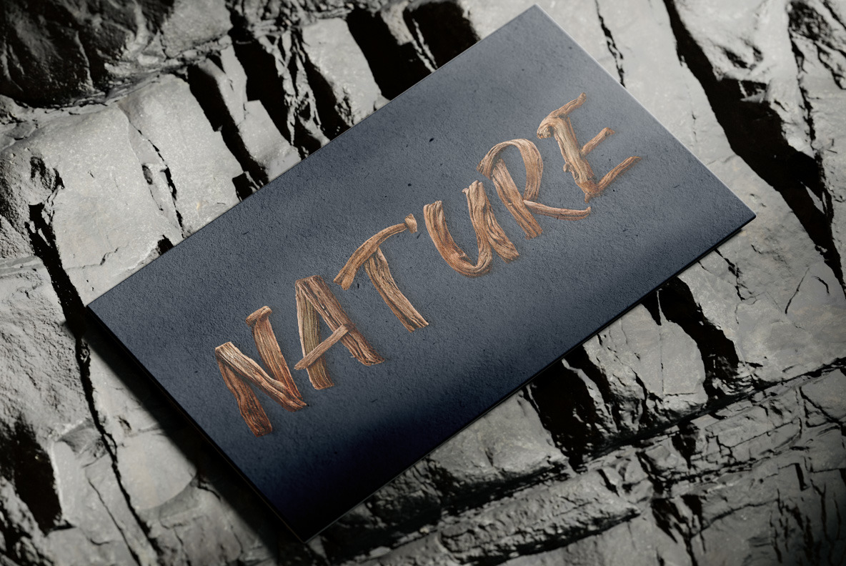 Dry Wood Font Dry Wood Font
