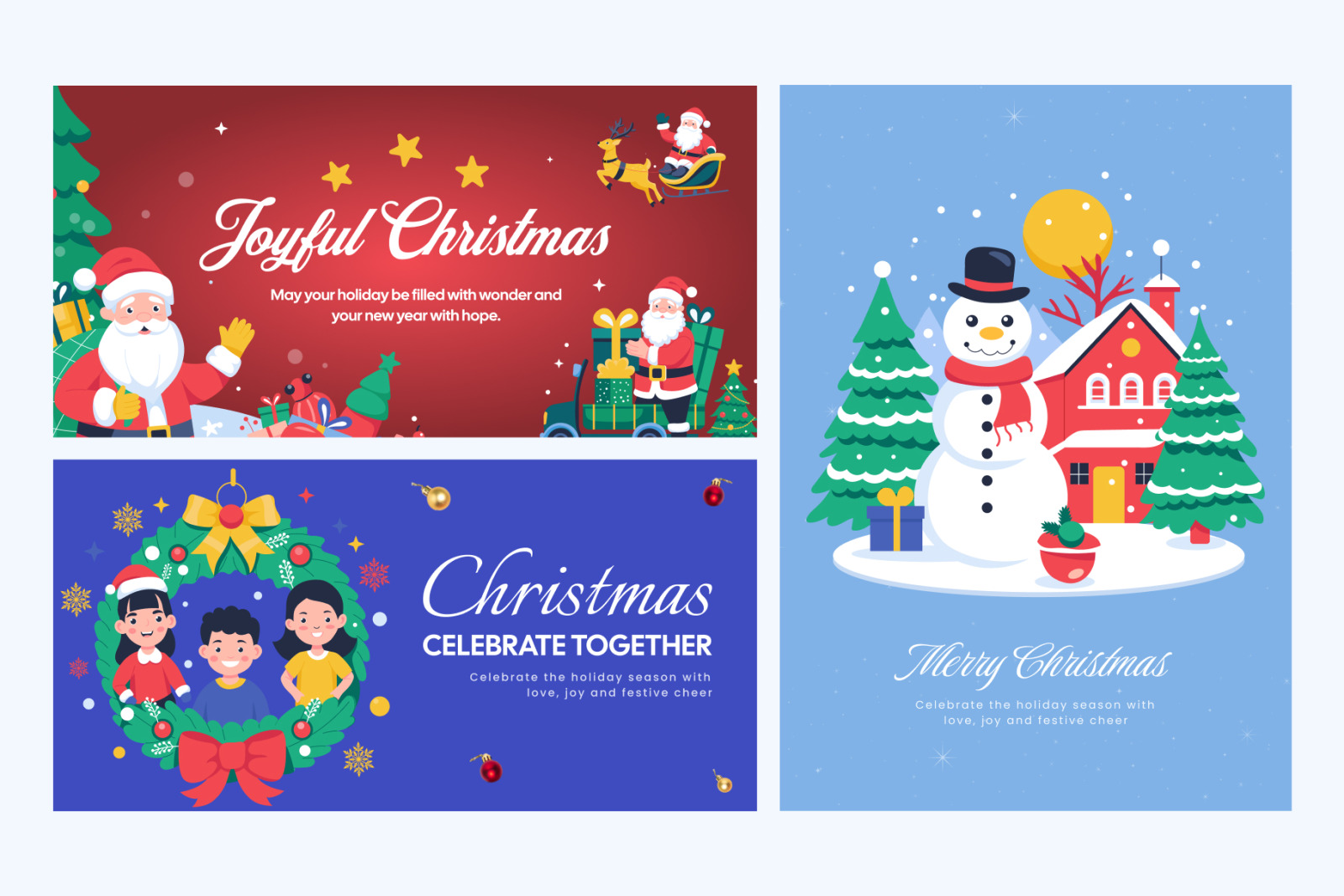 Christmas Characters Illustrations Christmas Characters Illustrations