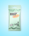 Matte Metallic Snack Package Mockup