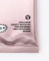 Matte Metallic Snack Package Mockup