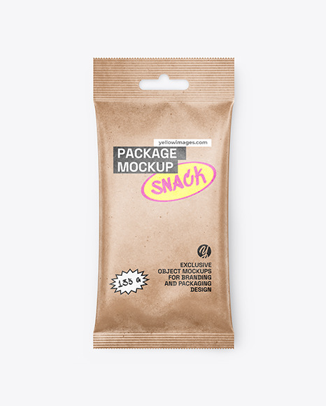 Kraft Snack Package Mockup - Candy mockup