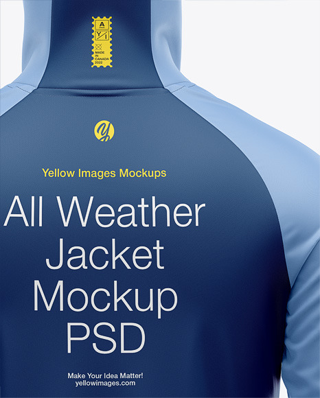 Hooded All Weather Jacket Mockup