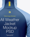 Hooded All Weather Jacket Mockup