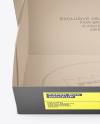 Paper Box with Burger Mockup