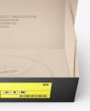Paper Box with Burger Mockup