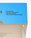 Paper Box with Burger Mockup