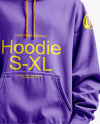 Pumpkin Head Wearing Oversized Hoodie and Pants Mockup
