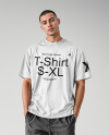 Man Wearing an Oversize T-shirt Mockup