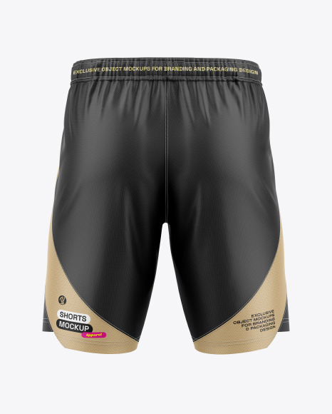 Shorts Mockup - Back View - Soccer mockup