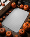 Rectangular Door Mat Surrounded by Pumpkins Mockup