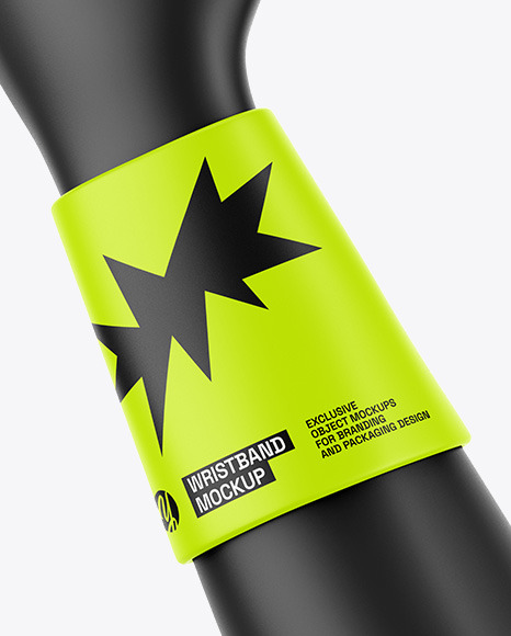 Rubber Wristband Mockup