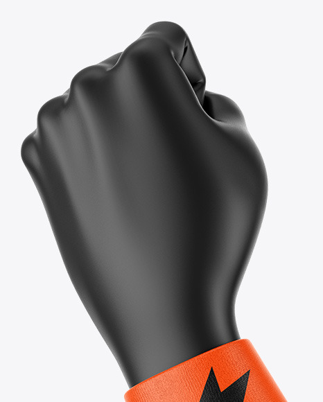 Polyester Wristband Mockup