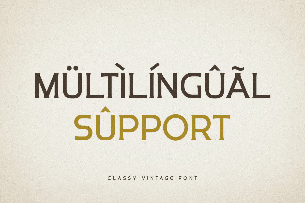 Classy Vintage - Retro Vintage Font