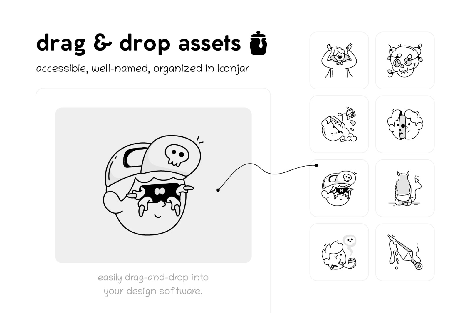 Gothic Doodle Icons Gothic Doodle Icons
