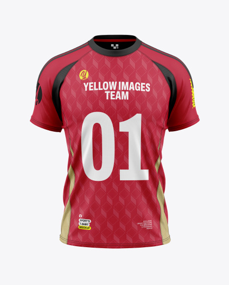 Soccer Jersey Mockup - Front View - Brazil Mockups