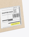 Kraft Paper Shopping Bag Mockup