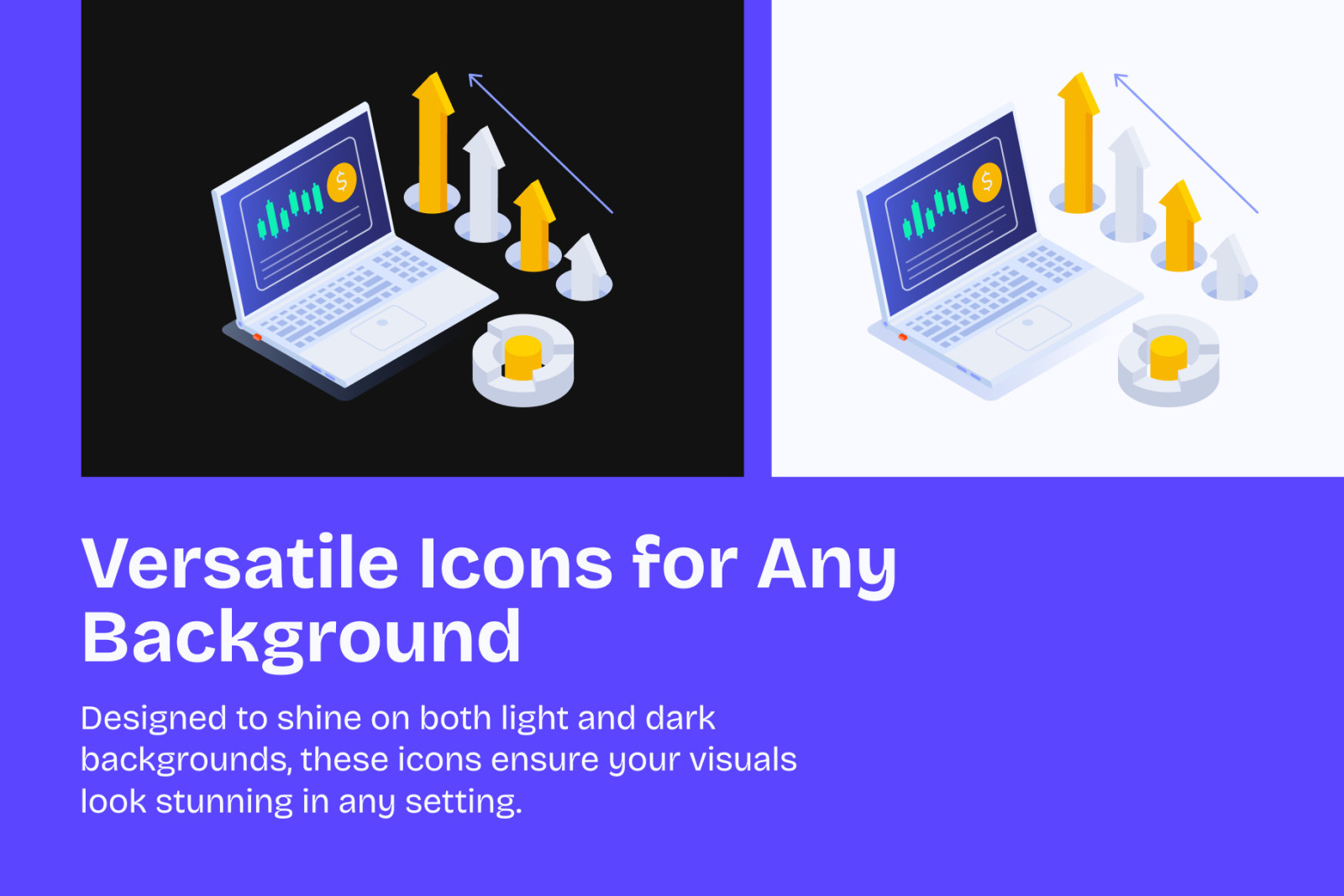 Data Analytics Isometric Icon Set Data Analytics Isometric Icon Set
