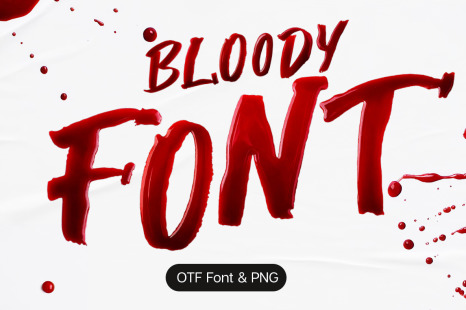 Bloody Font - Creepy