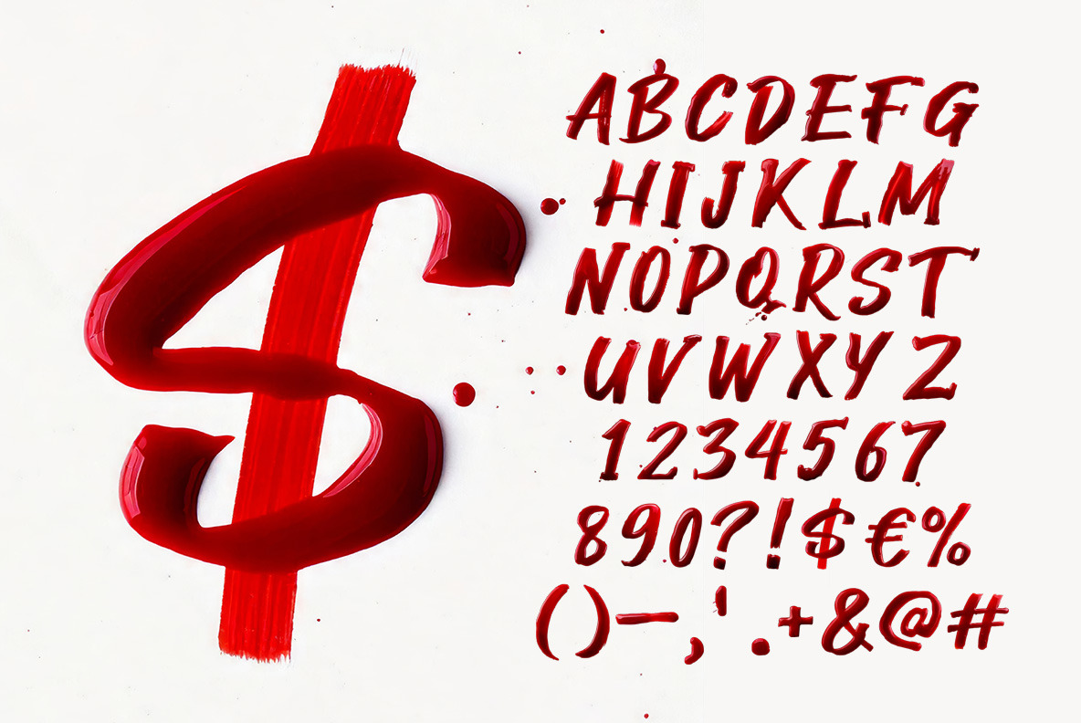 Bloody Font Bloody Font