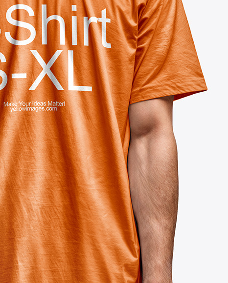 Young Man in a T-Shirt Mockup