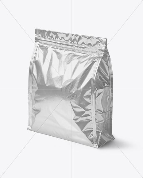 Metallic Food Bag Mockup
