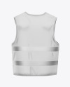 Safety Vest Mockup - Back View