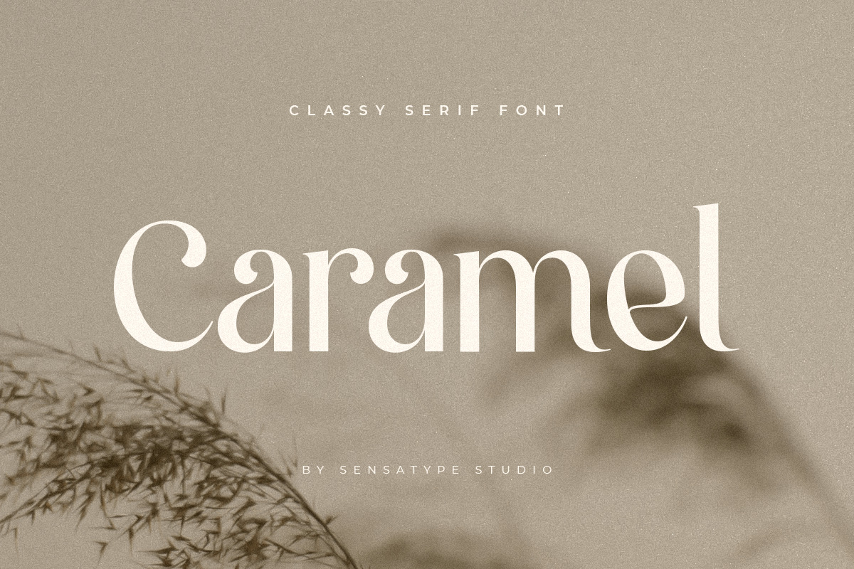 Caramel - Classy serif Font Caramel - Classy serif Font