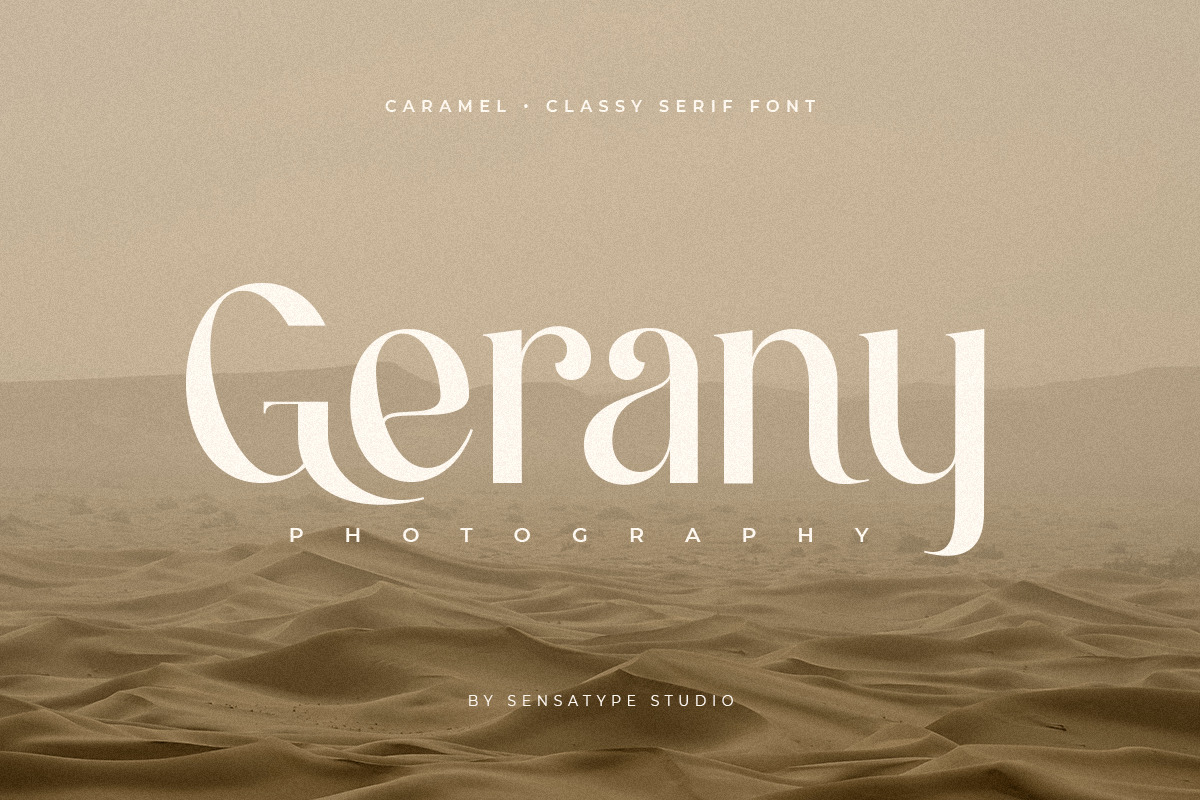 Caramel - Classy serif Font Caramel - Classy serif Font
