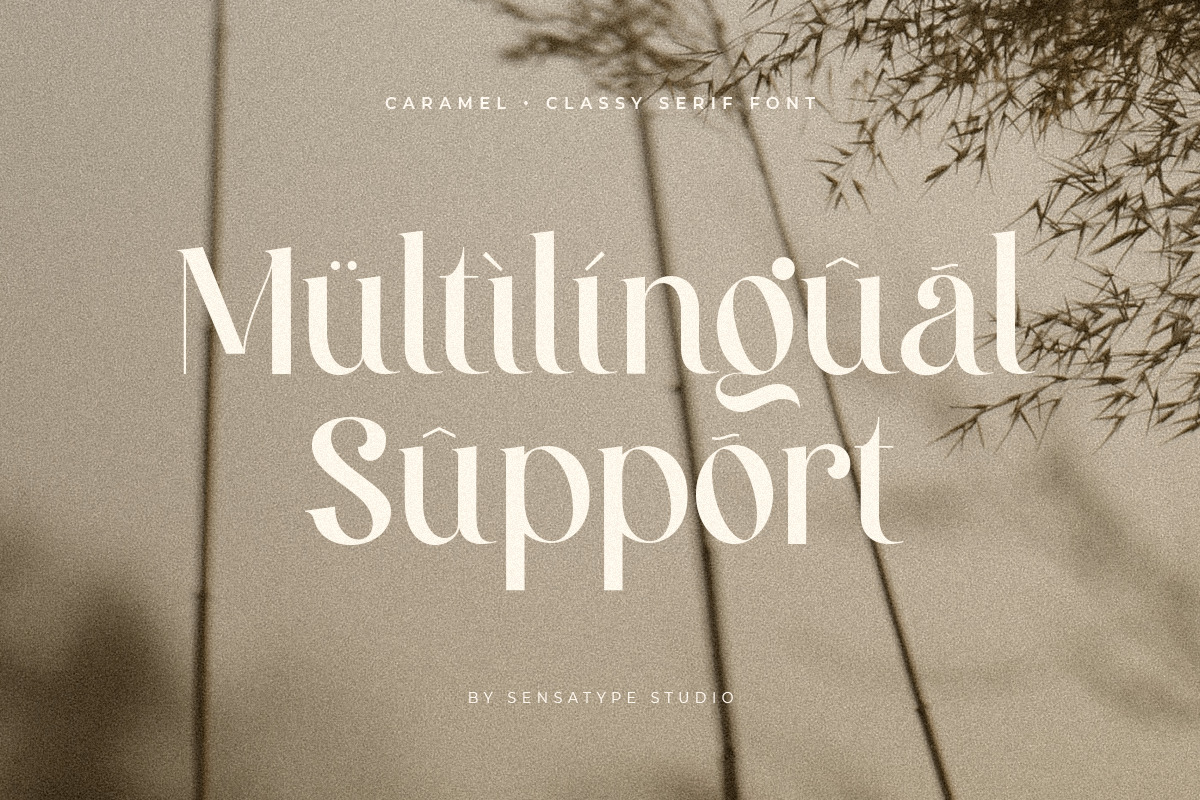 Caramel - Classy serif Font Caramel - Classy serif Font