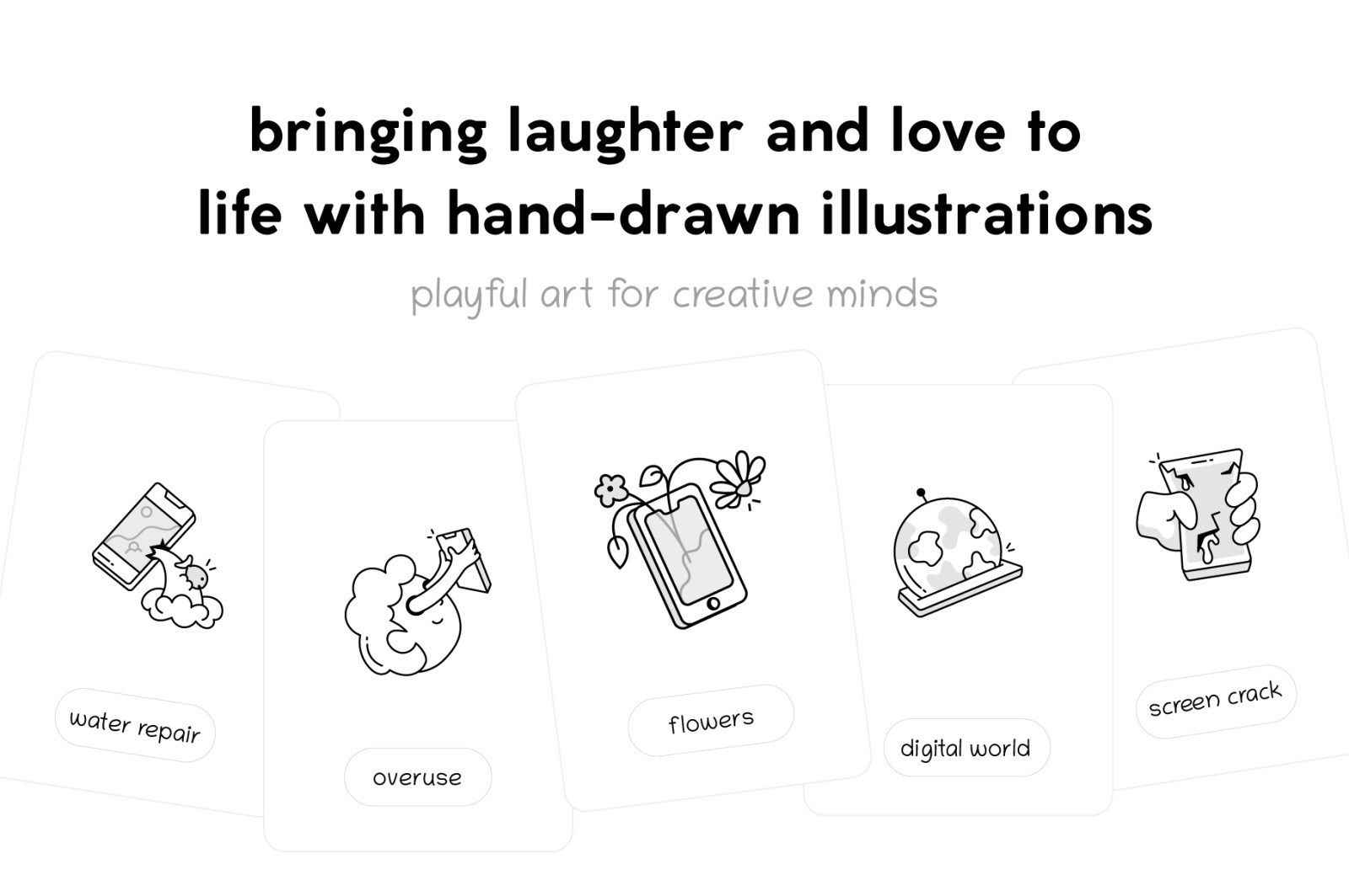 Smartphone Doodle Icons Smartphone Doodle Icons