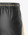 Shorts Mockup - Back Half Side View