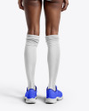 Black Woman Wearing a Full Volleyball Kit Mockup