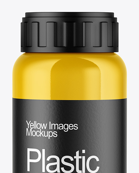 Glossy Fertilizer Bottle Mockup