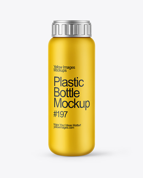 Matte Fertilizer Bottle Mockup