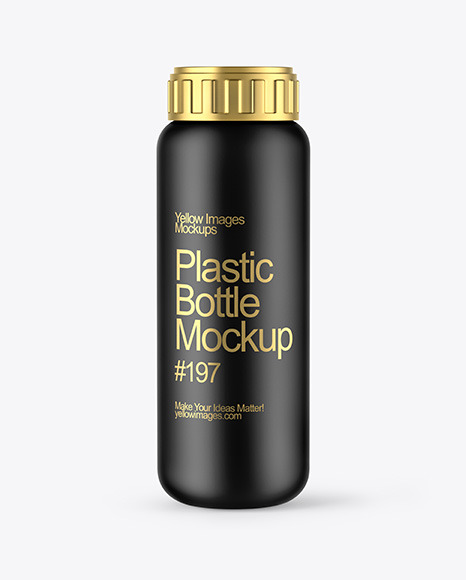 Matte Fertilizer Bottle Mockup