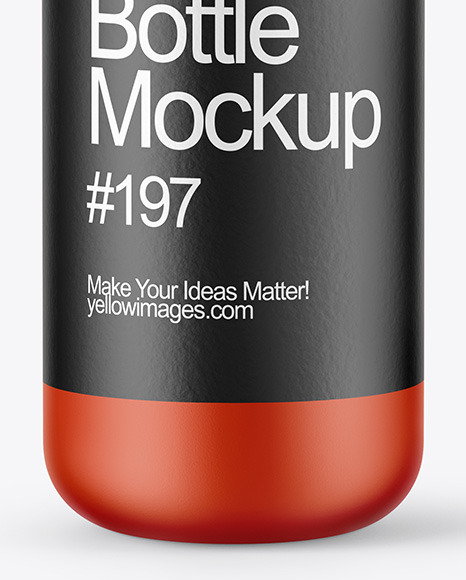 Matte Fertilizer Bottle Mockup