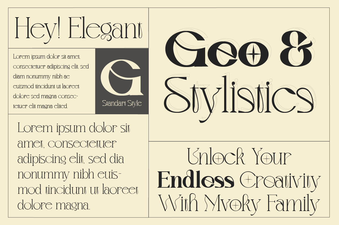 Mvoky Modern & Elegant Serif Family Mvoky Modern & Elegant Serif Family
