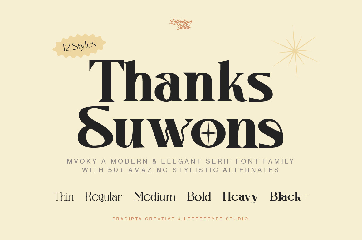 Mvoky Modern & Elegant Serif Family Mvoky Modern & Elegant Serif Family