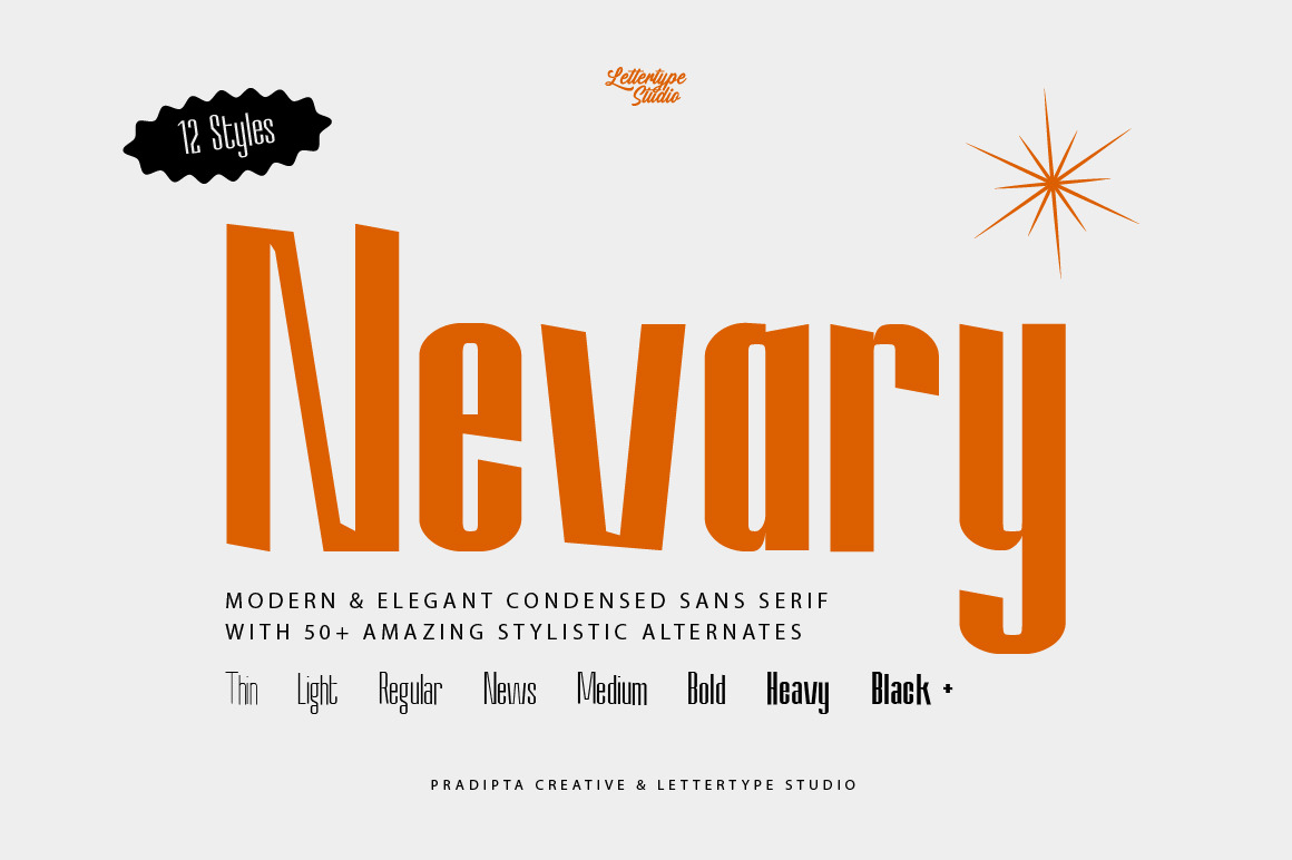 Nevary Modern & Elegant Sans Serif Family Nevary Modern & Elegant Sans Serif Family
