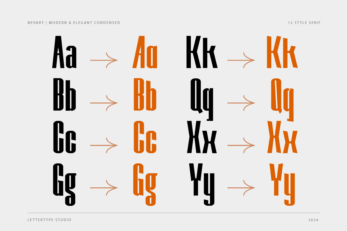 Nevary Modern & Elegant Sans Serif Family Nevary Modern & Elegant Sans Serif Family