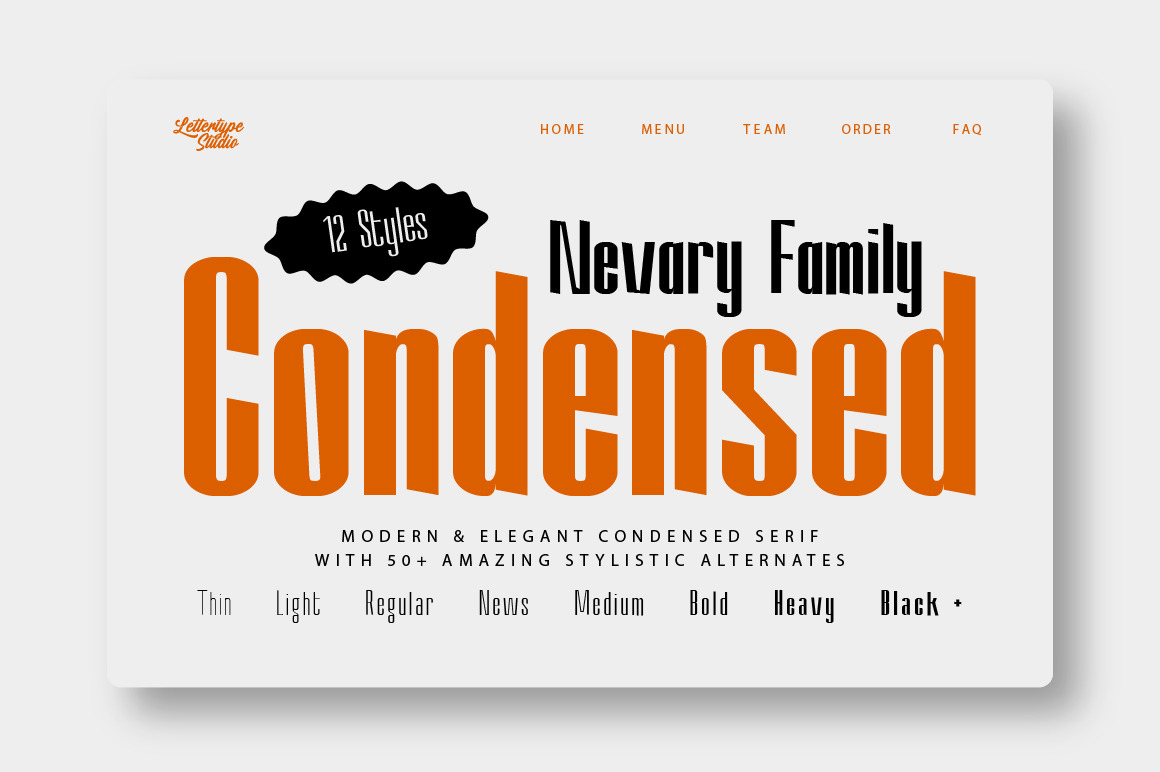 Nevary Modern & Elegant Sans Serif Family Nevary Modern & Elegant Sans Serif Family