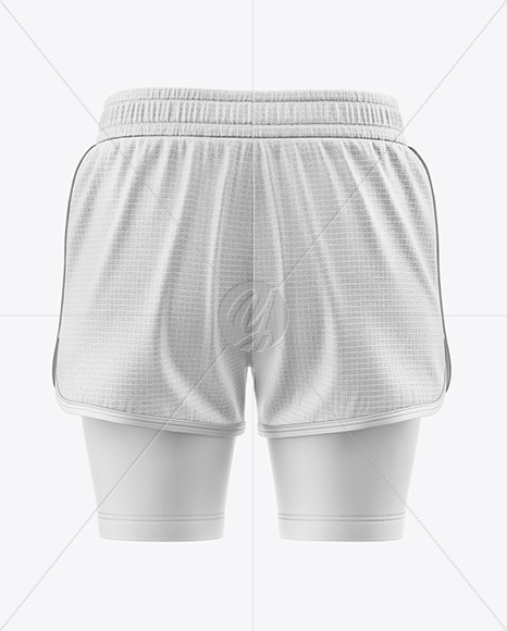 Two-Layer Training Shorts - Back View