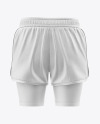 Two-Layer Training Shorts - Back View