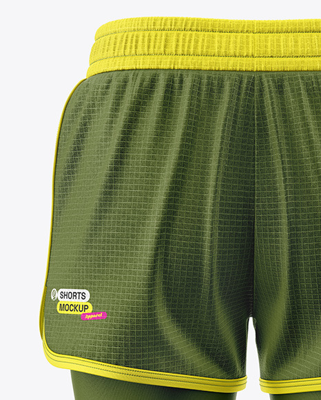 Two-Layer Training Shorts - Back View